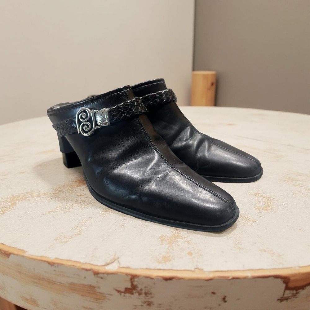Brighton Black Mules Sleek and Stylish